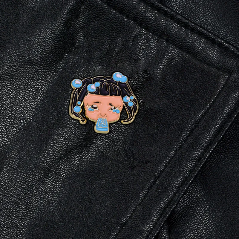 Melanie Martinez Soap Inspired Lapel Pin shines through on this squeaky-clean but edgy accessory