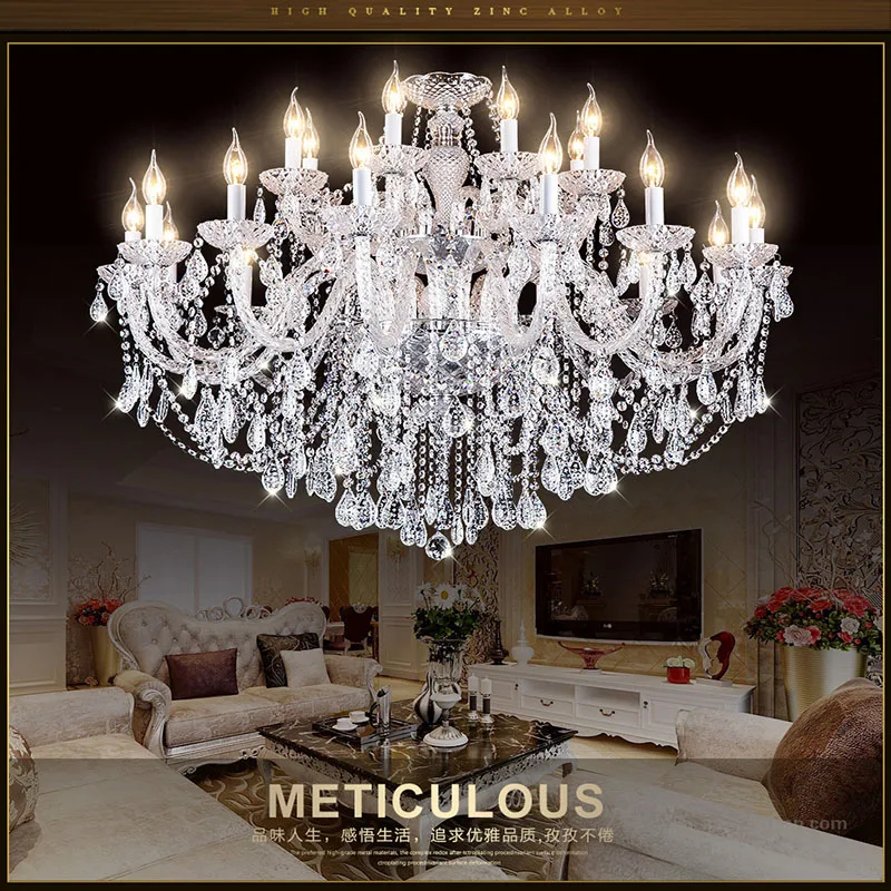 

Luxury New K9 Modern Chandelier Lustre Crystal Chandeliers 3/6/8/10/15/18 Arm Lustres De Cristal Chandelier lighting WF