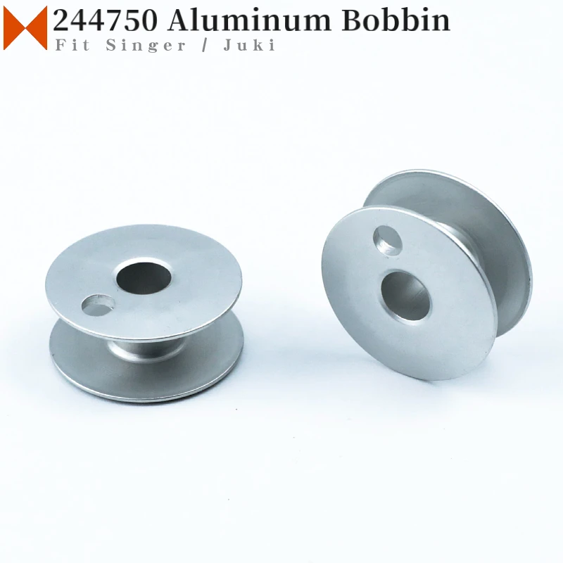 244750 Aluminum Bobbin Fit Singer 111W, 112G, 112W, 211U, 211W, JUKI 1162, Consew 225, 226 Sewing Machine