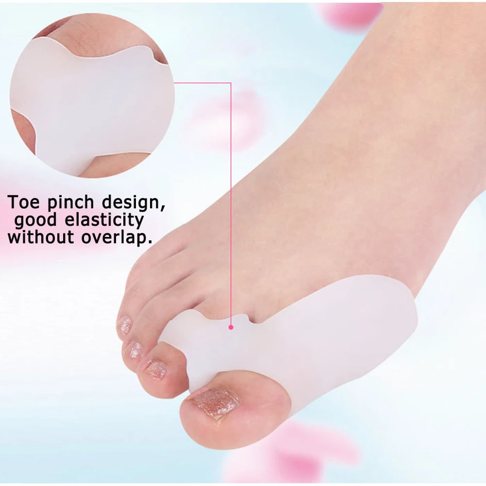 Orthopedic Adjuster Big Toe Separator 1 Pair Thumb Hallux Valgus Toe Separators Bunion Protector Adjuster Correctors