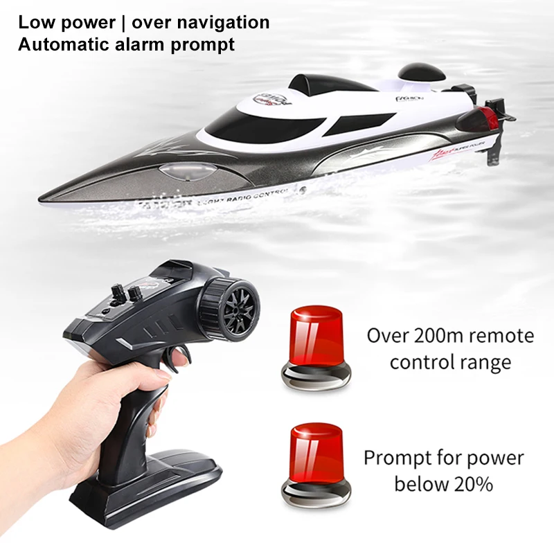 RC Fishing Trawler 40KM/H Ultra High Speed 2.4G Remote Control Water Circulation Cooling System Easy Netting RC Fishing Boat Toy