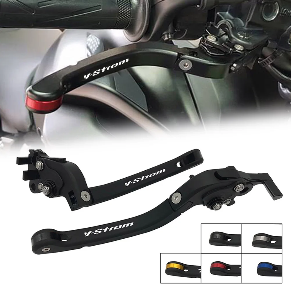 SEMSPEED For Suzuki DL1000/V-STROM/XT 2002-2019 2020 Motorcycle CNC New Foldable Brake Clutch Levers Handle Bar Grips End Parts