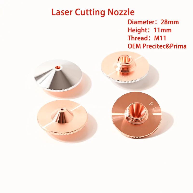 OEM D28 H11 M11 Laser Cutting Nozzle for Precitec Prima