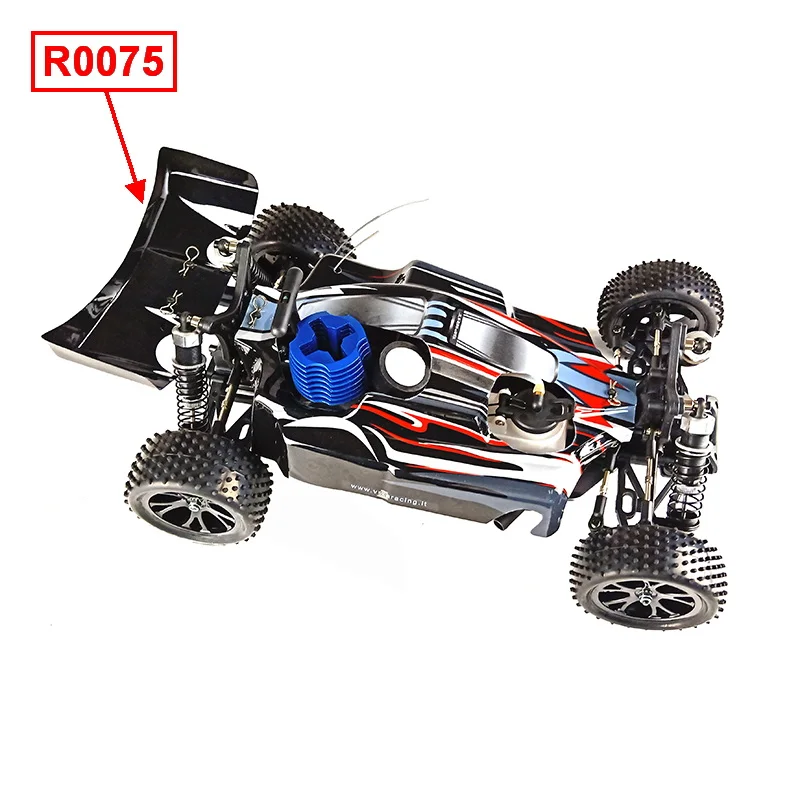 VRX R0075 مطبوعة عربات التي تجرها الدواب الجناح 1 قطعة صالح 1/10 مقياس VRX سباق 4WD Rc نموذج قطع غيار السيارات لعب للأطفال البالغين