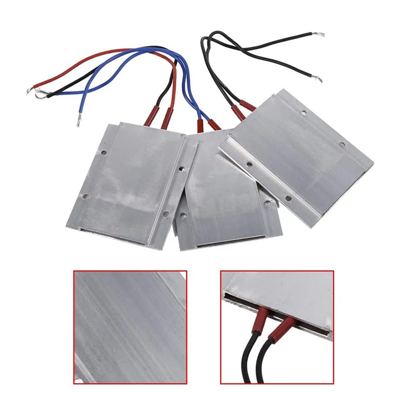 PTC Heating Element 12V 24V 110V 220V Constant Temperature Thermistor Air Heating Sensor Aluminum Hair Dryer Curlers Heater