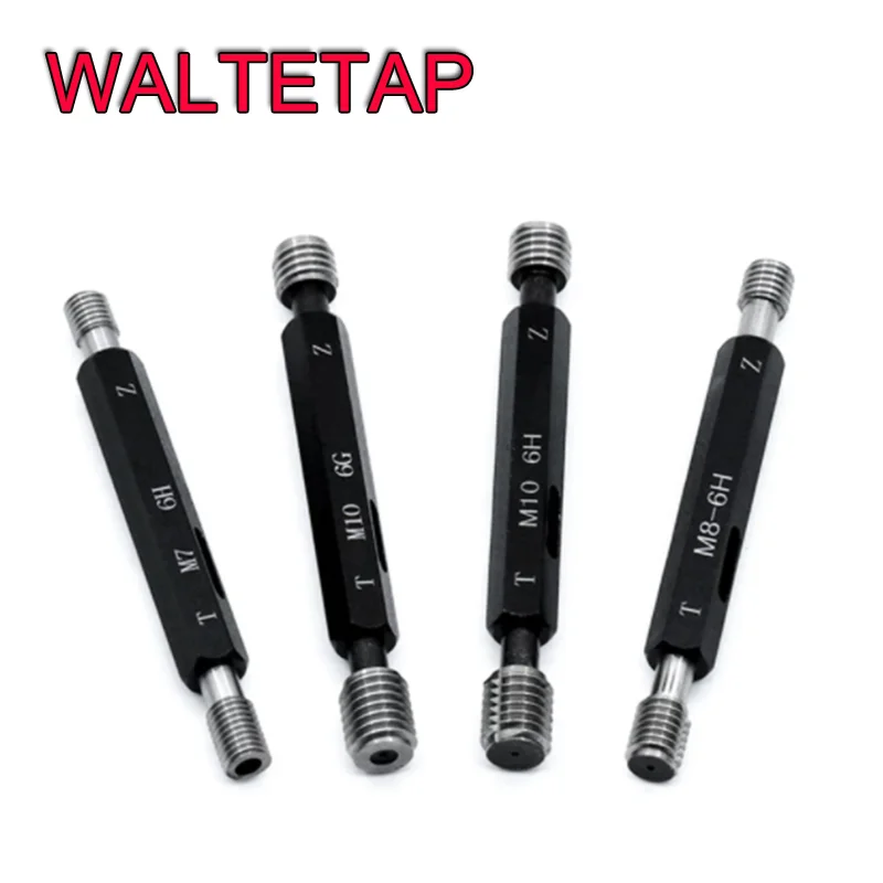 WALTETAP calibre Mer-cury de acero UNC calibre de enchufe de rosca estándar 1-64 2-56 3-48 4-40 5-40 6-32 8-32 10-24 12-24 1l4 5l16 3l8 1l2 3l4