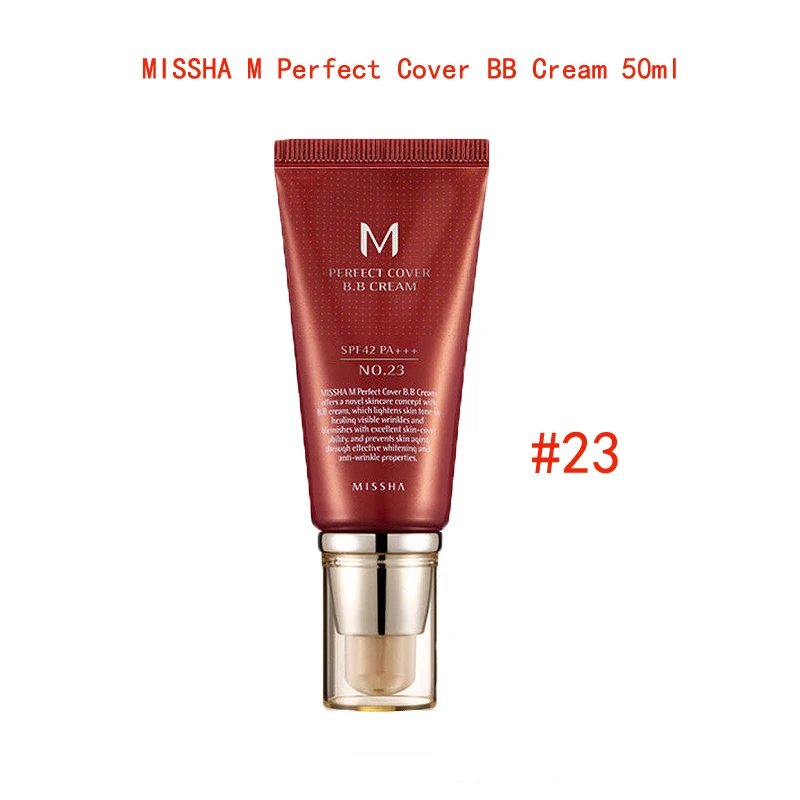 MISSHA M Perfect Cover BB Cream 50ml#23 #21 Korean Cosmetics Korea Makeup Base CC BB Boomer Original Package