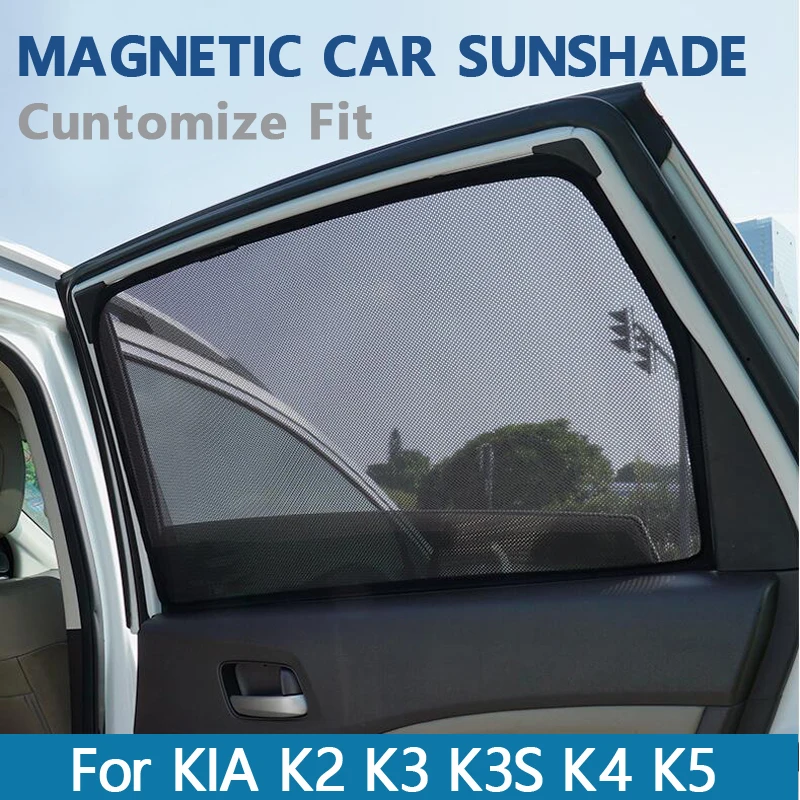 Специальные солнцезащитные козырьки для окон RKAC, сетчатая штора, оригинальная жалюзи на заказ для KIA K2 K3 K3S K4 K5 SPORTAGE/R CERATO, оконная пленка