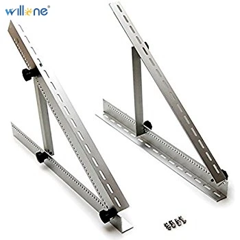 Adjustable RV Rack Folding Tilt Solar Panel Mounting Bracket 22inch 28inch up to150W for Caravan Boat, RV, Off-Grid System