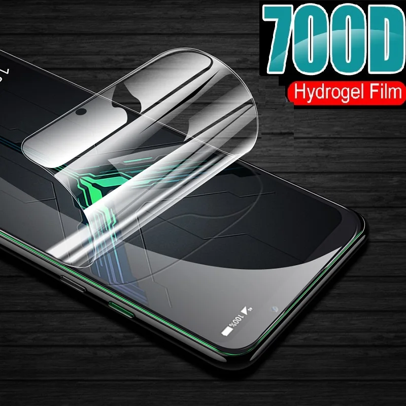 Film For xiaomi black shark 2 3 Helo Screen Protector Full Cover Nano Hydrogel Film With Tools Not Tempered Not Glass