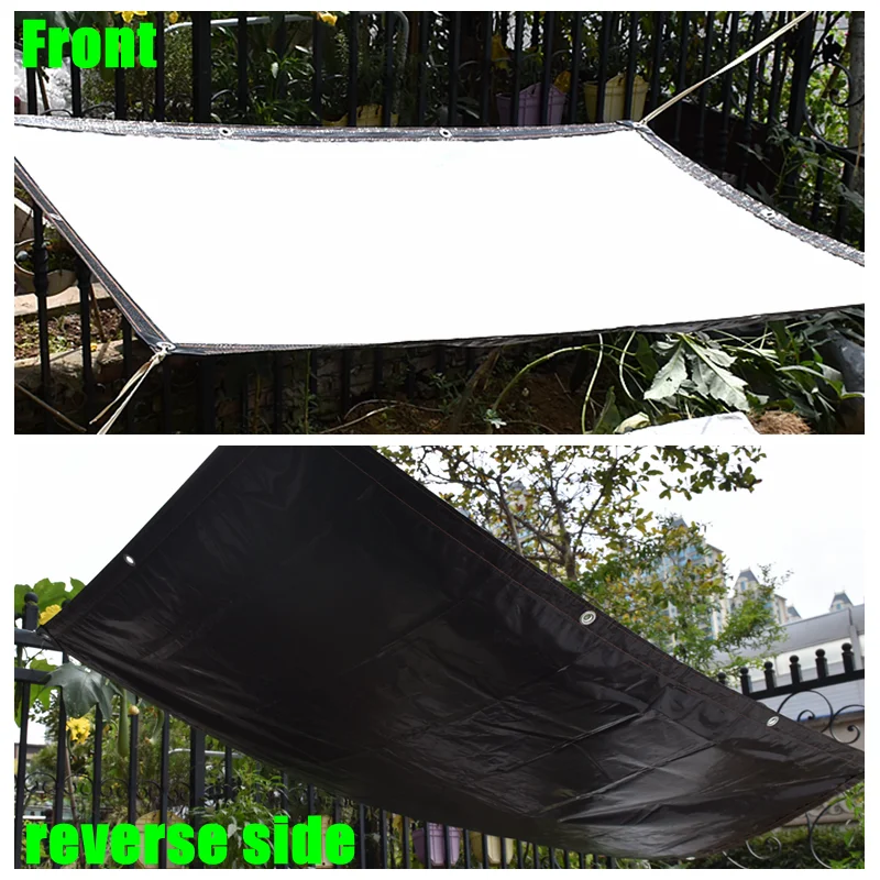 PE Film Rainproof Cloth Tarpaulin Outdoor Shade Sails Garden Balcony Plant Shelter Pet House Cover Keep Warm Waterproof Cloth