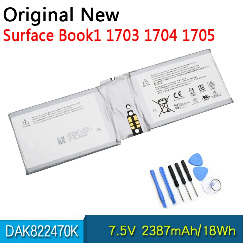 Batería G3HTA020H DAK822470K G3HTA044H Original para Microsoft Surface Book 1 1703 1704 1705 1785 CR7 book 2 (solo 13 pulgadas), nueva