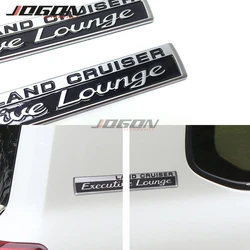 Chrome Emblema Tronco Adesivo Guarnição para Toyota Land Cruiser, Lateral Traseiro, Salão Executivo, LC100, LC200, LC76, LC79, FJ76, FJ79, Lateral