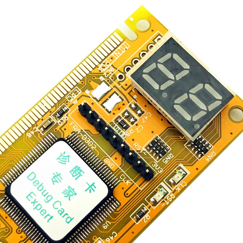 PCI-E LPC PC analizador comprobador Post prueba de tarjeta de plástico/de Metal de alta estabilidad para el ordenador portátil del cuaderno exprés