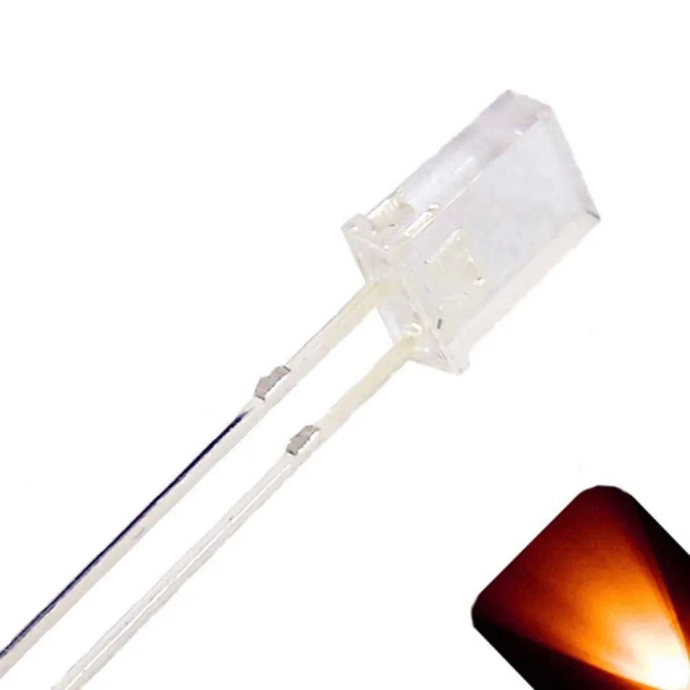 1000PCS 2*3*4 Quadratische Transparente Leuchtdiode Rot Gelb Grün Blau hohe helle Leuchtdiode 2x3x4 LED Diode – Detail 5