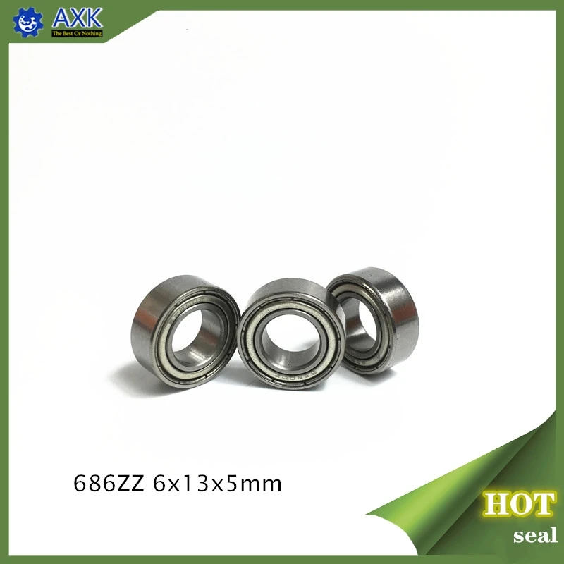 

686ZZ ABEC-5 (100PCS) 6x13x5mm Miniature Ball Bearings 618/6ZZ EMQ Z3V3