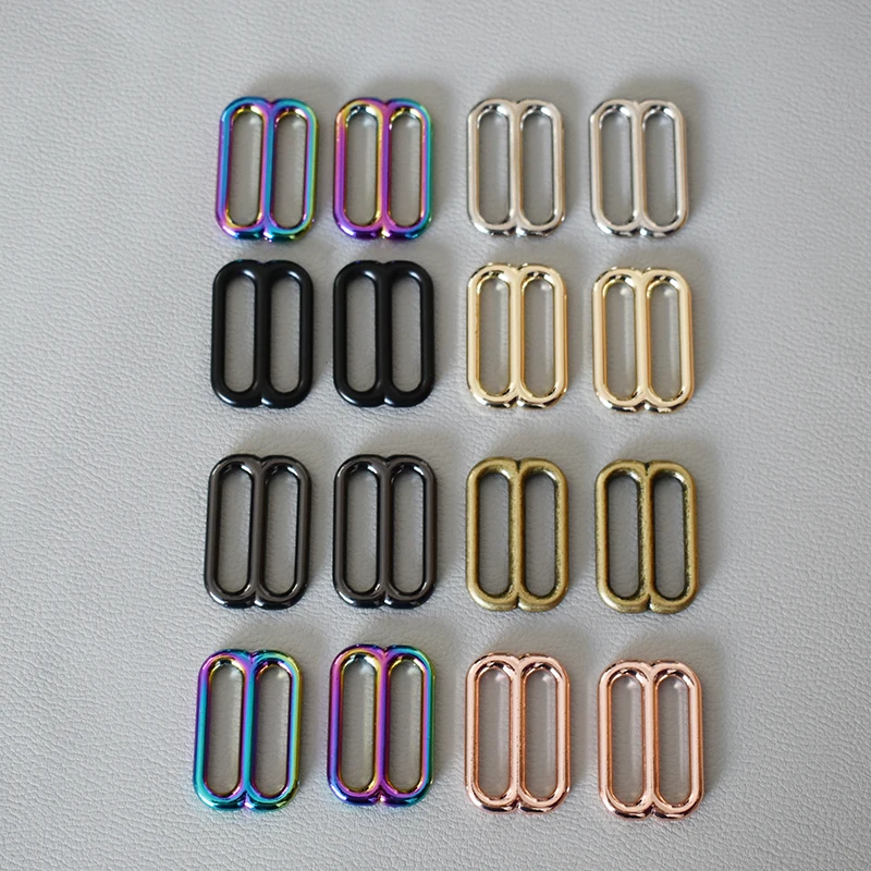 20 Pcs/Lot Adjustment DIY Accessories for 25mm Webbing  Metal Slider Adjustable Buckle Loops DIY Straps Bags Belts Accessories