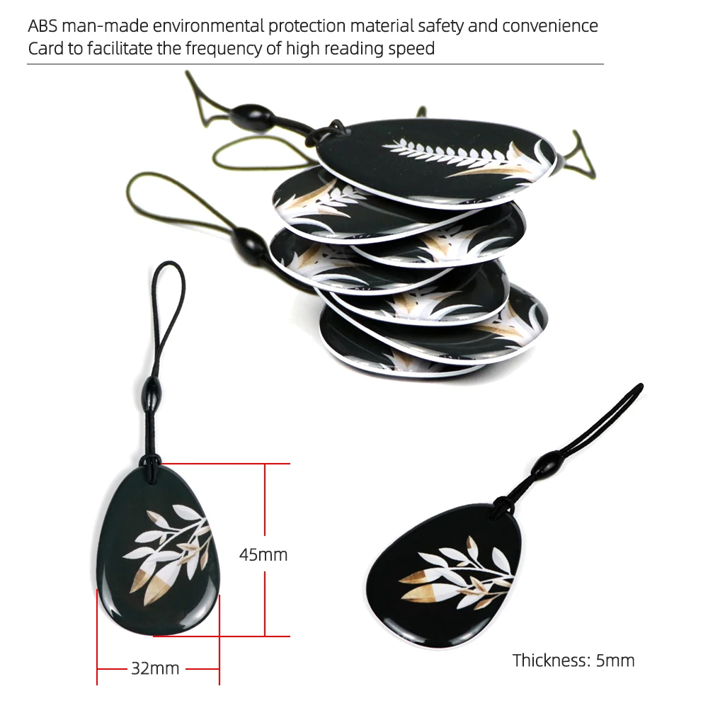 Jeatone 13.5Mhz Rfic/125Khz Rfid Card Smart Keyfobs Voor Home Appartement Toegangscontrole Video Intercom Systeem