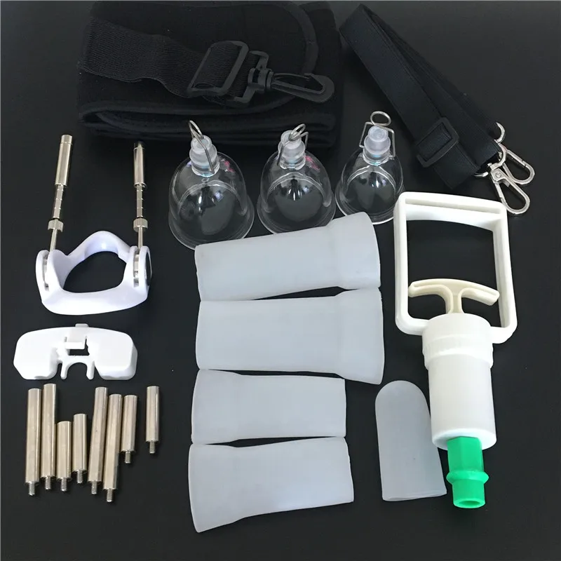 Penis Enlarger Stretcher Male Enhancement Enlarger Tension Device SML Big size pump 6 month Auto Auto sex toys for men