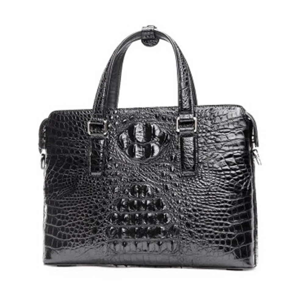 menggeka new arrival male briefcase  men handbag  business One shoulder men crocodile bag men handbag