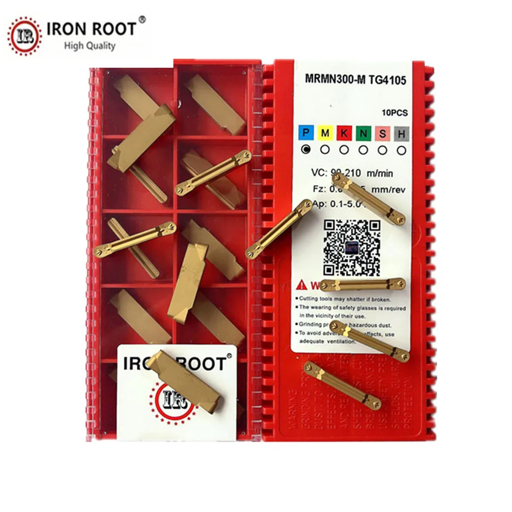 IRON ROOT MRMN200 MRMN300 MRMN400 MRMN500 MRMN600 -M TG4105CNC Metal Lathe Cutting Slotting Carbide Insert For MGEHR/L MGIVR/L