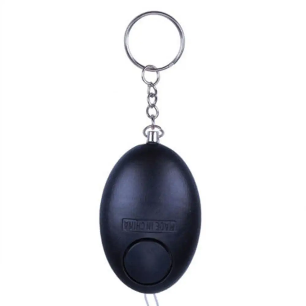 Self Defense Keychain Alarm Egg Shape 120dB LED Lighting Women defensa Security Safety Alarm Keychain Emergency Alarm