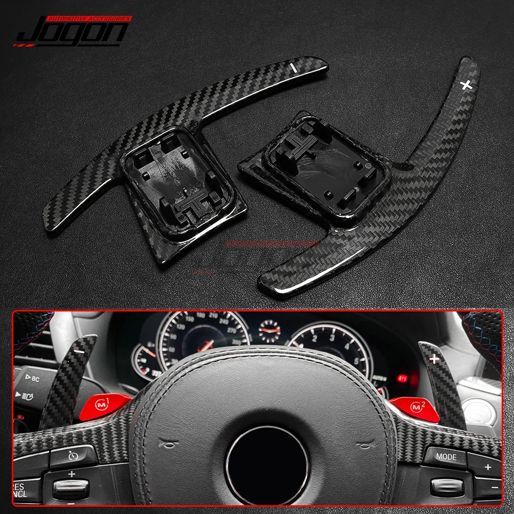 Real Carbon Fiber Steering Wheel Paddle Extension Shifter For BMW  3 4 5 6 7 8 Series G20 G22 G23 G24 G30 G31 G32 G11 G12 G14