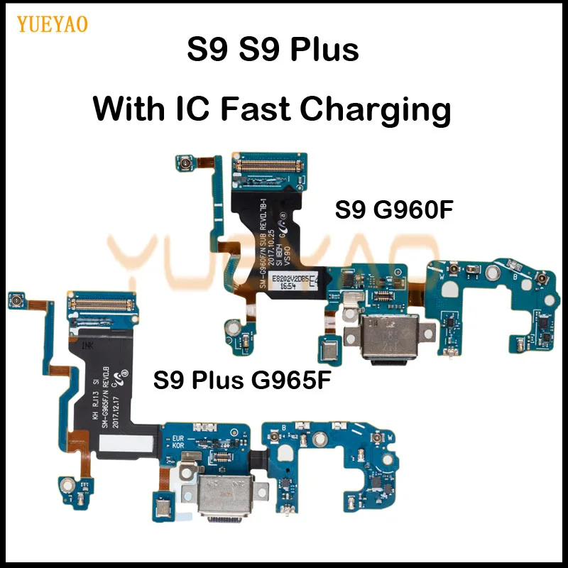 

S9 Plus G965F Charging Flex For Samsung Galaxy S9 G960 G960F USB Charging Charger Port Dock Connector Flex Cable Replacement