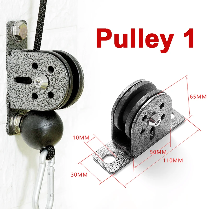 DIY Fitness Cable Rowing Machine Pulley System Accessories For Home Gym Lat Pull Down Training Silent Bearing Wheel Equipments