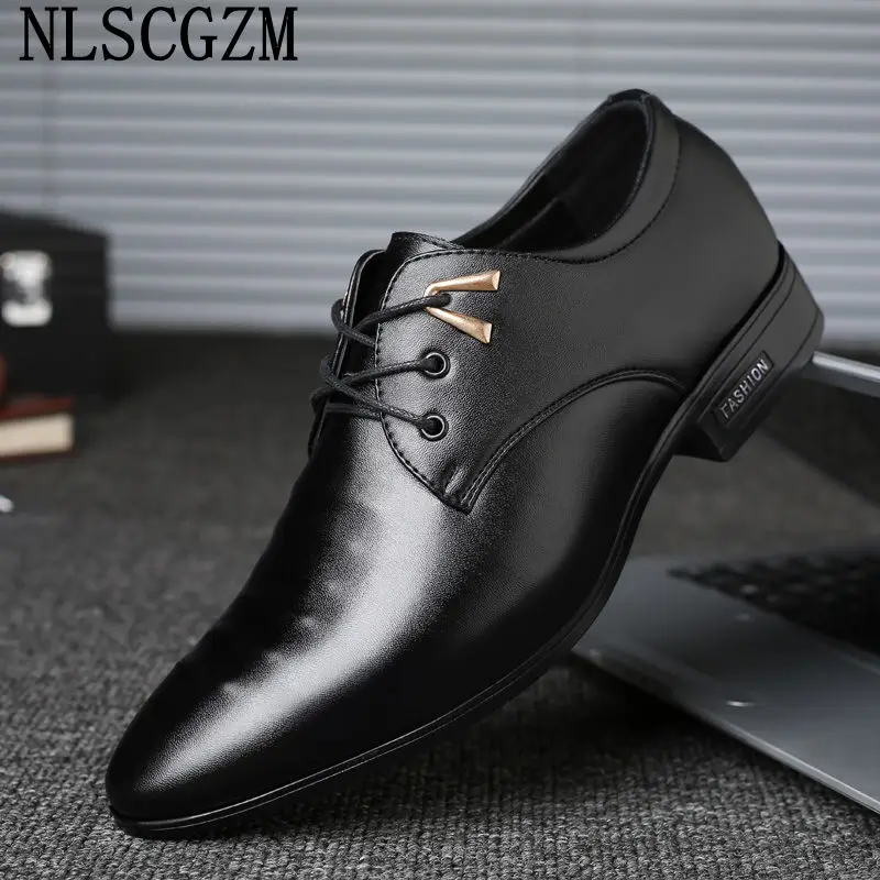 Oxford Dress Shoes Men Formal Black Wedding Shoes for Man 2024 Brown Italian Shoes Men Zapatos De Vestir De Los Hombres Sapato