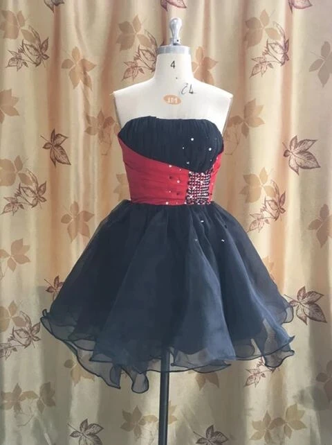 ANGELSBRIDEP Stock krótki/Mini sukienka Homecoming 2021 Sexy bez ramiączek Vestido De Formatura 8 klasy Graduation sukienka na formalną imprezę