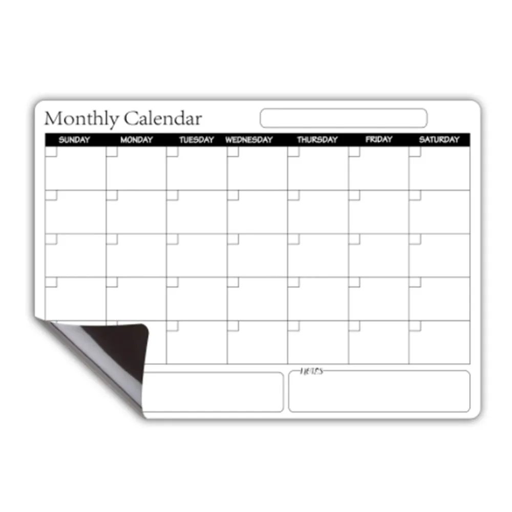 

Magnetic Monthly Weekly Planner Calendar Table Dry Erase Calendar Whiteboard Schedules Fridge Message Board High Quality Durable