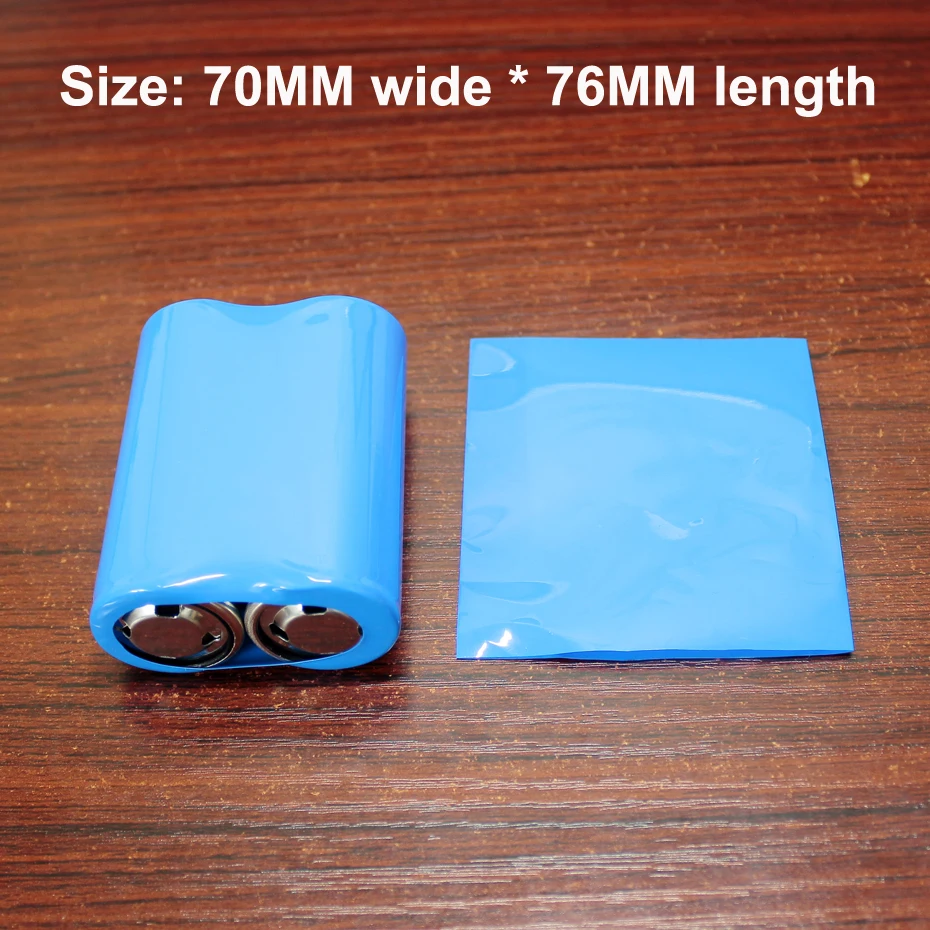 500 قطعة/الوحدة 26650 بطارية ليثيوم التغليف الخارجي الجلد بولي كلوريد الفينيل الحرارة تقلص كم بطارية الجلد استبدال يتقلص الفيلم