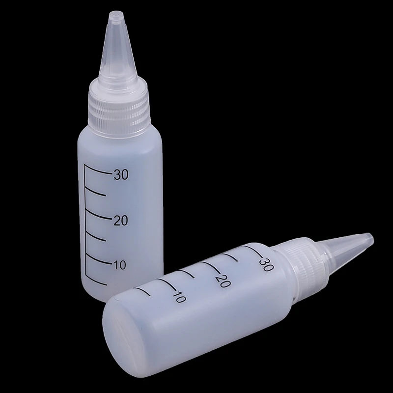 5/10pcs 10/30ml Empty Plastic Squeezable Dropper Bottles Eye Liquid Dropper Needle Tip Drop Refillable Bottle