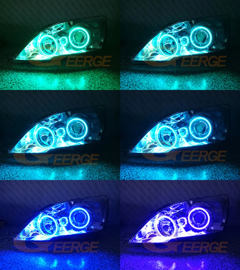 For HONDA CR-V CRV III 2006 2007 2008 2009 2010 2011 RF Remote Bluetooth APP Multi-Color RGB Led Angel Eyes Kit Halo Rings