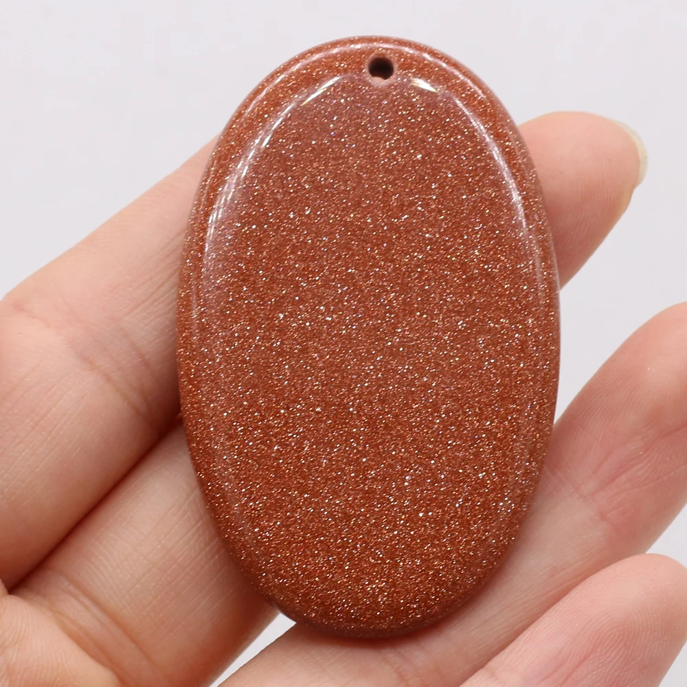 Wholesale Natural Stone Gem Gold Sand  Bead Pendant Handmade Craft DIY Retro Necklace Jewelry Accessories Party Gift Making