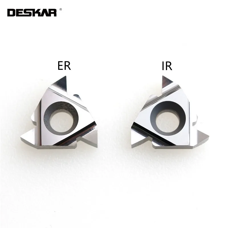 10 шт. DESKAR 16ER 16IR 1,0/1,5/1,75/2,0/2,5/iso K15 токарный режущий инструмент ЧПУ резьбовые токарные инструменты Резьбовые лезвия для алюминия