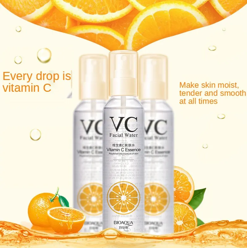 150ml Vitamin C  Essential beauty products Whitening Face Serum Facial Toner Spray Moisturizing Skin Toner Shrinking Pore