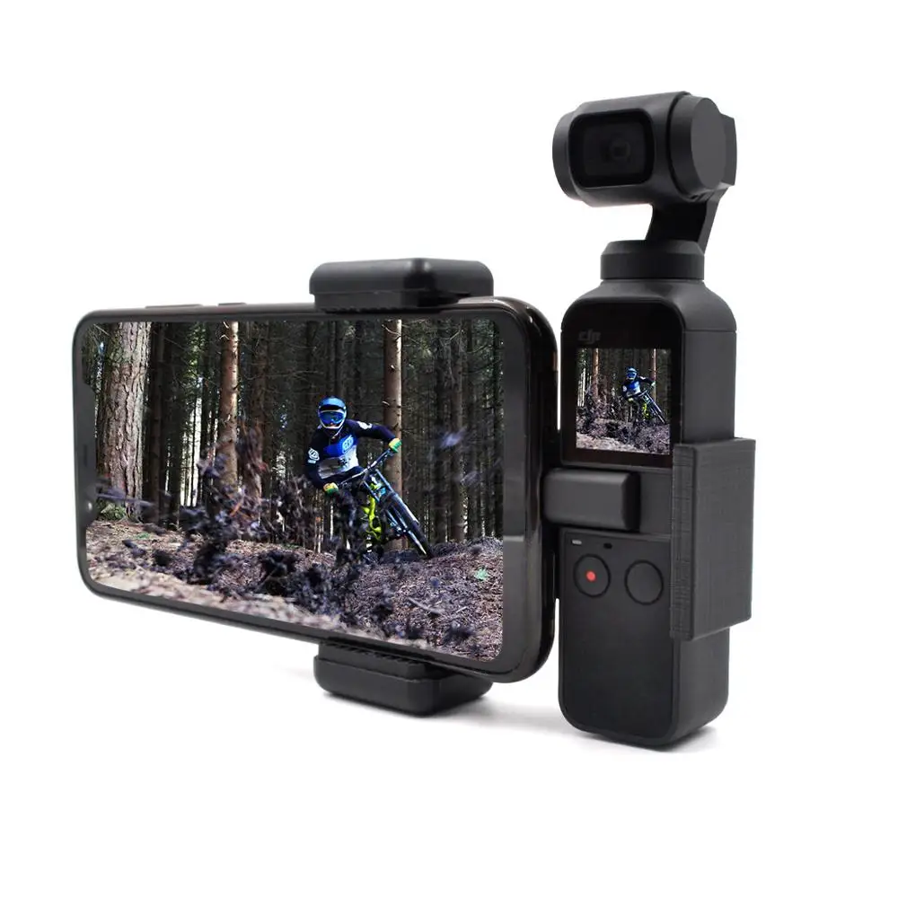 For DJI OSMO Pocket Accessories Handheld Camera Phone Holder Bracket Fixed Stand Mobile Holder for dji OSMO Pocket Gimbal