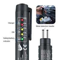 Auto Car Liquid Testing Brake Fluid Tester Check Car Crake Oil Quality LED Indicator Display For Car Care