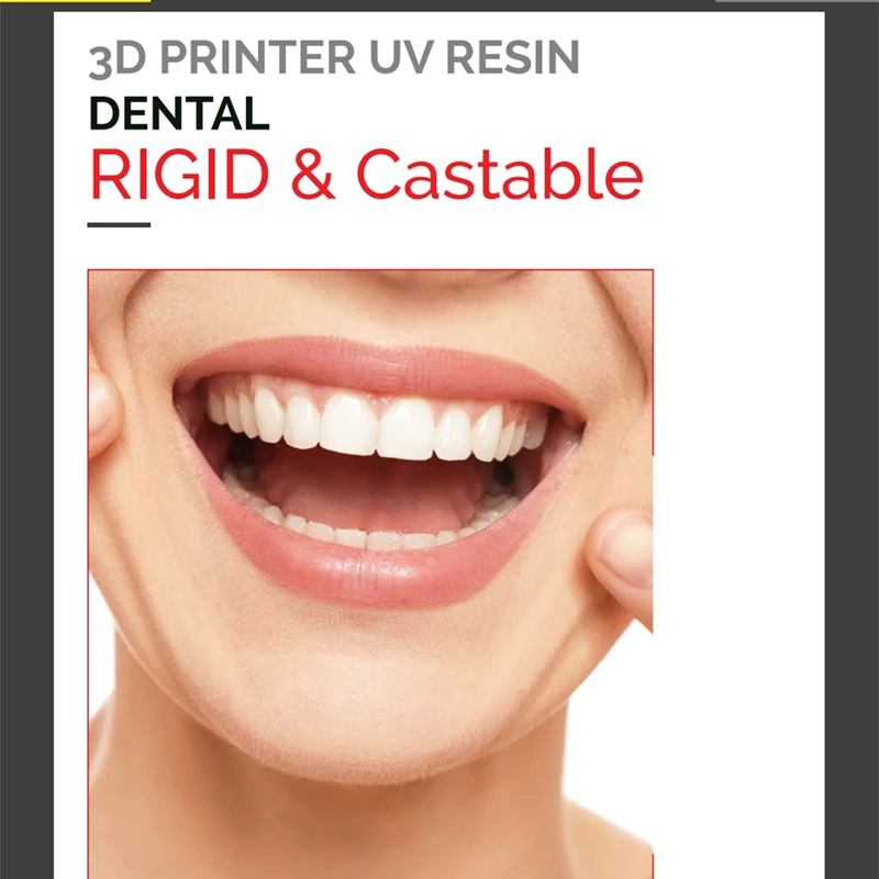 

3D PRINTER UR RESIN DENTAL RIGID CASTABLE Stomatology Department Dental Mold Guide Plate Casting PHOTOSENSITIVE Best Seller