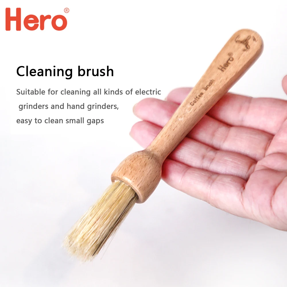 Cleaning Brush Coffee Cleaning Brush Home Dust Brushes Coffee Grinder Machine Clean Brushes Cleaner Tool For Home Kitchen