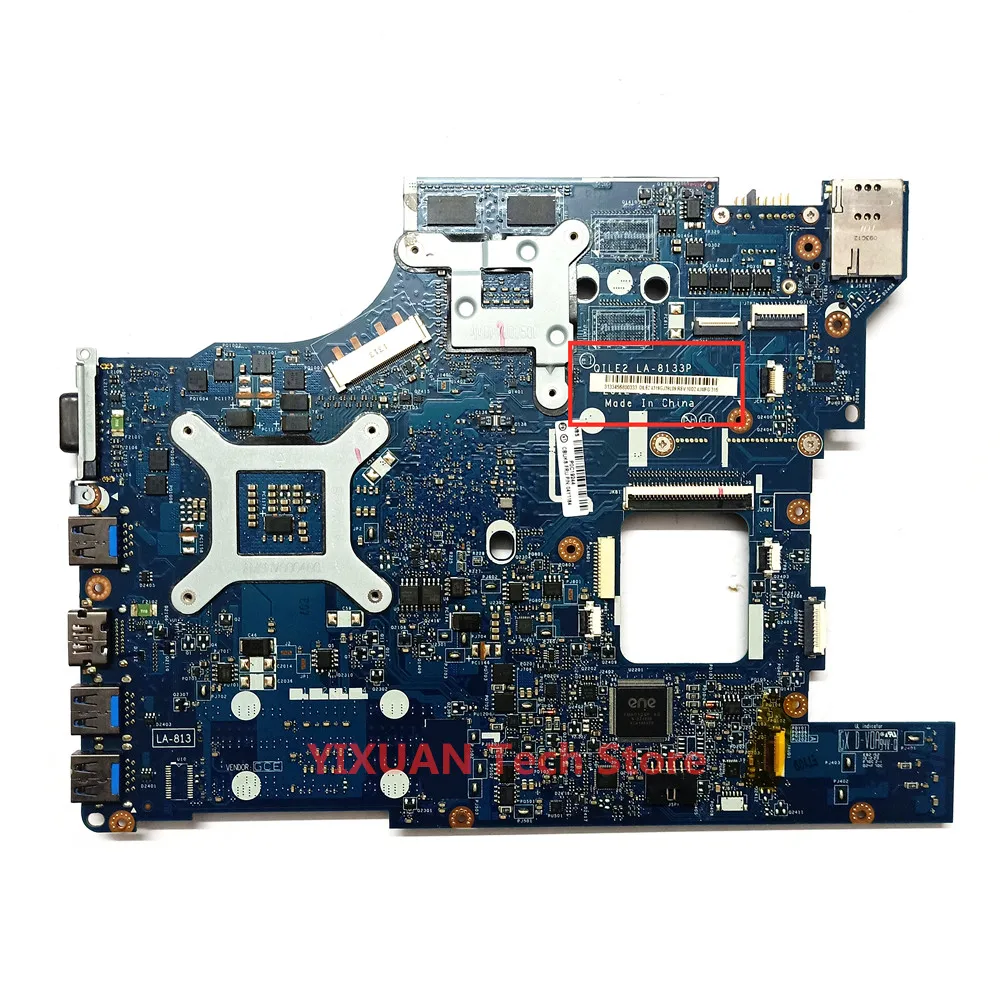 For Lenovo Thinkpad E530 E530C Laptop Motherboard QILE2 LA-8133P E530 Independent motherboard 100% test intact