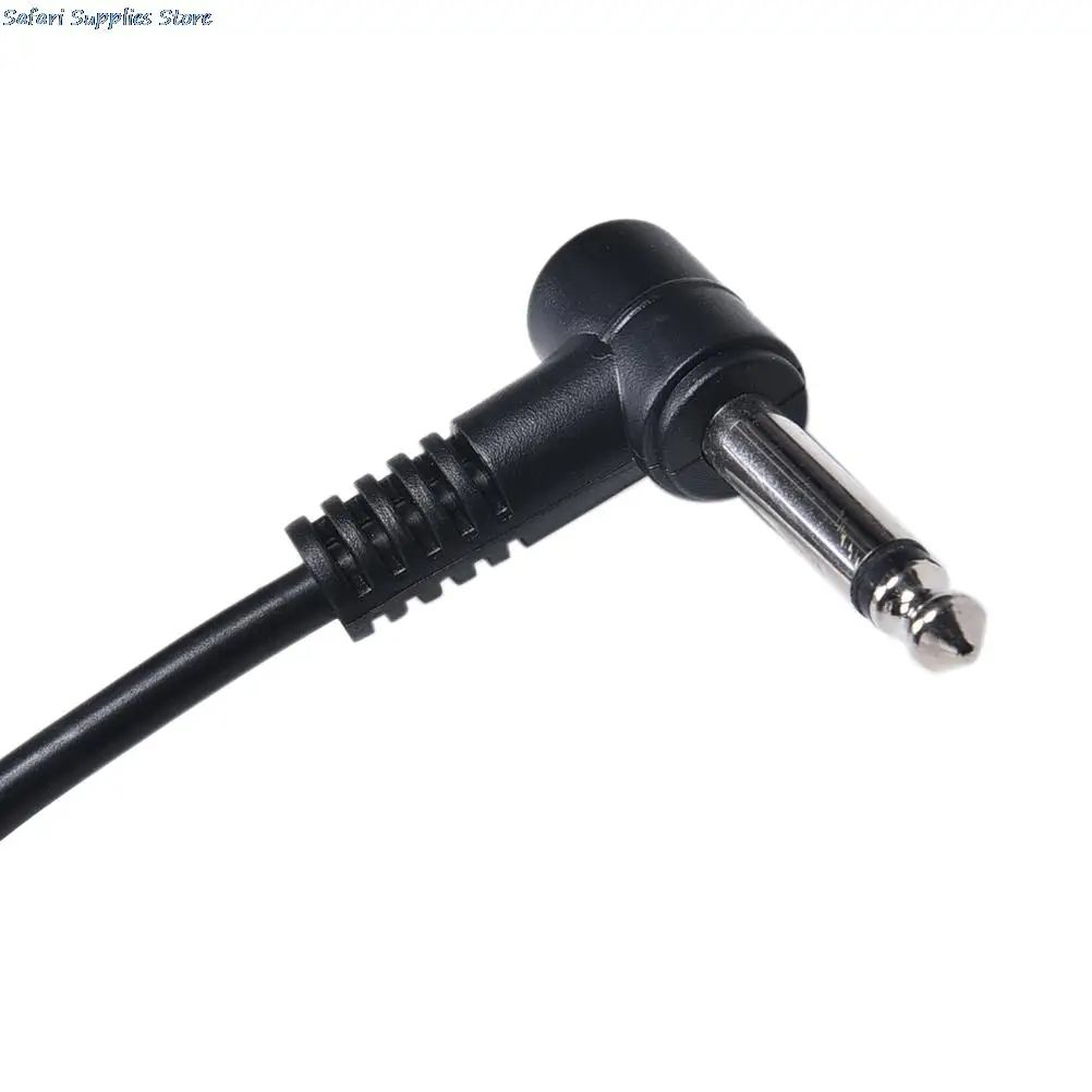 Cable de conexión eléctrico de 3M, amplificador de guitarra con 2 enchufes, Color negro, gran oferta