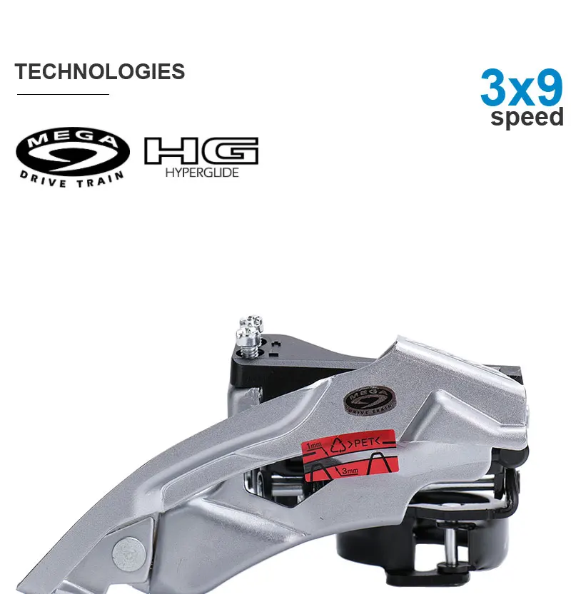 SHIMANO ALIVIO ALTUS Front Derailleur 3x9 Speed- TOP/ Down Swing FD-M371 FD-M370 FD-M4000-TS FD-M4000-DS FD-M2000 Original Parts