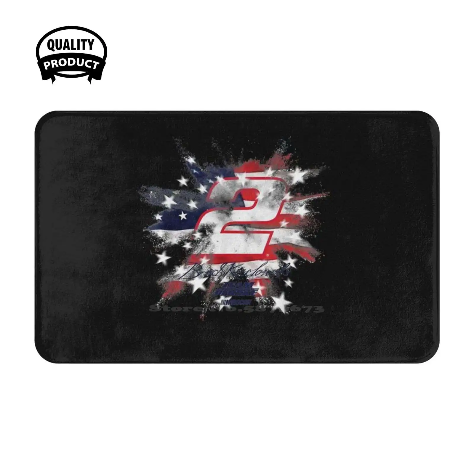 Brad Keselowski - Fireworks Soft Cushion Home Carpet Door Mat Car Rug Racing