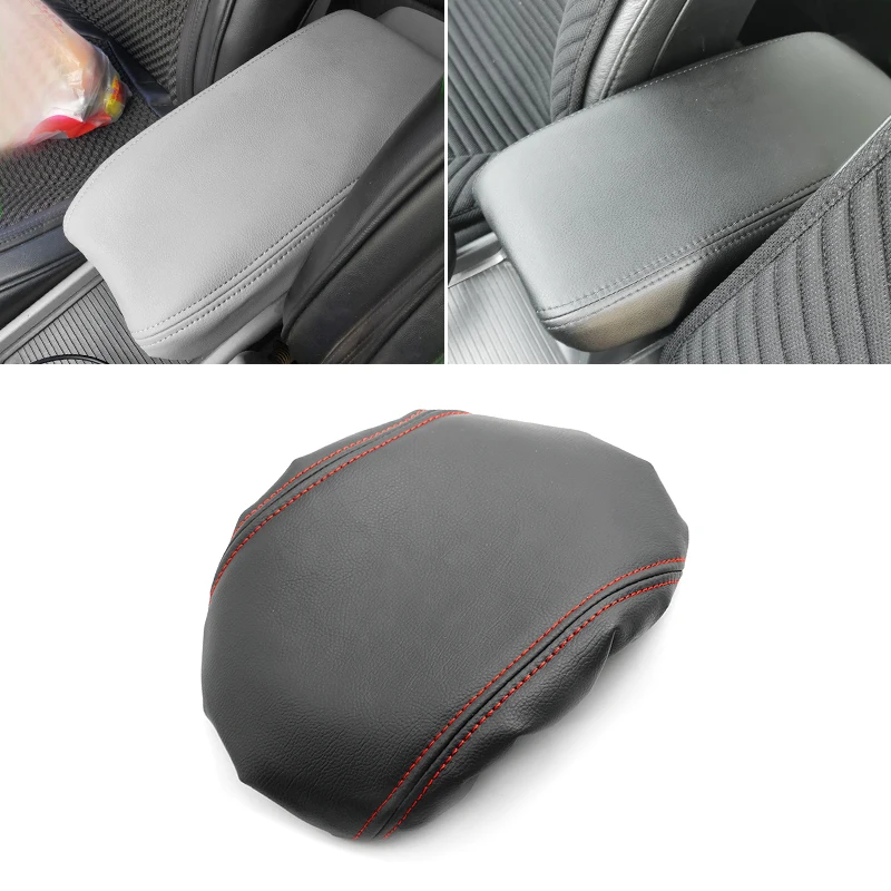 

Black PU Leather with Sponge Armrest Cover For Honda Civic 8th Sedan 2006 - 2011 Car Inner Center Control Armrest Box Cover Trim