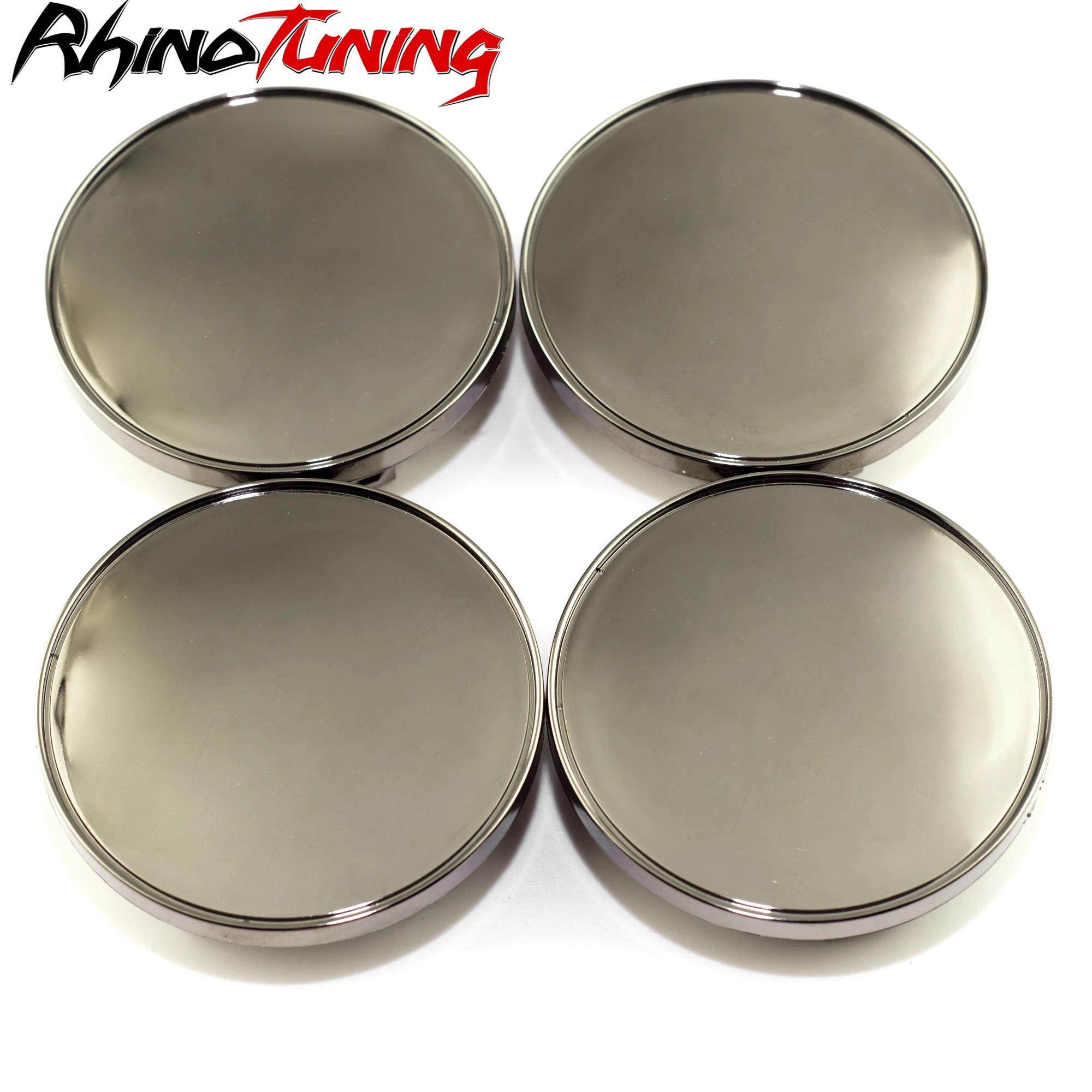 4pcs 70mm Car Wheel Hub Caps For RW004 RX517 LM133 RX508 09.24.467 09.24.471 09.24.510 Refits  Auto Accessroies Black Chrome