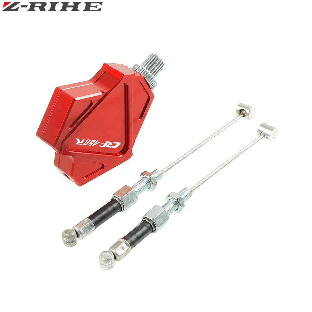 For HONDA CRF450R CRF 450R 450 CRF450 R 2002-2019 2018 2017 Motorcycle CNC Aluminum Stunt Clutch Lever Easy Pull Cable System