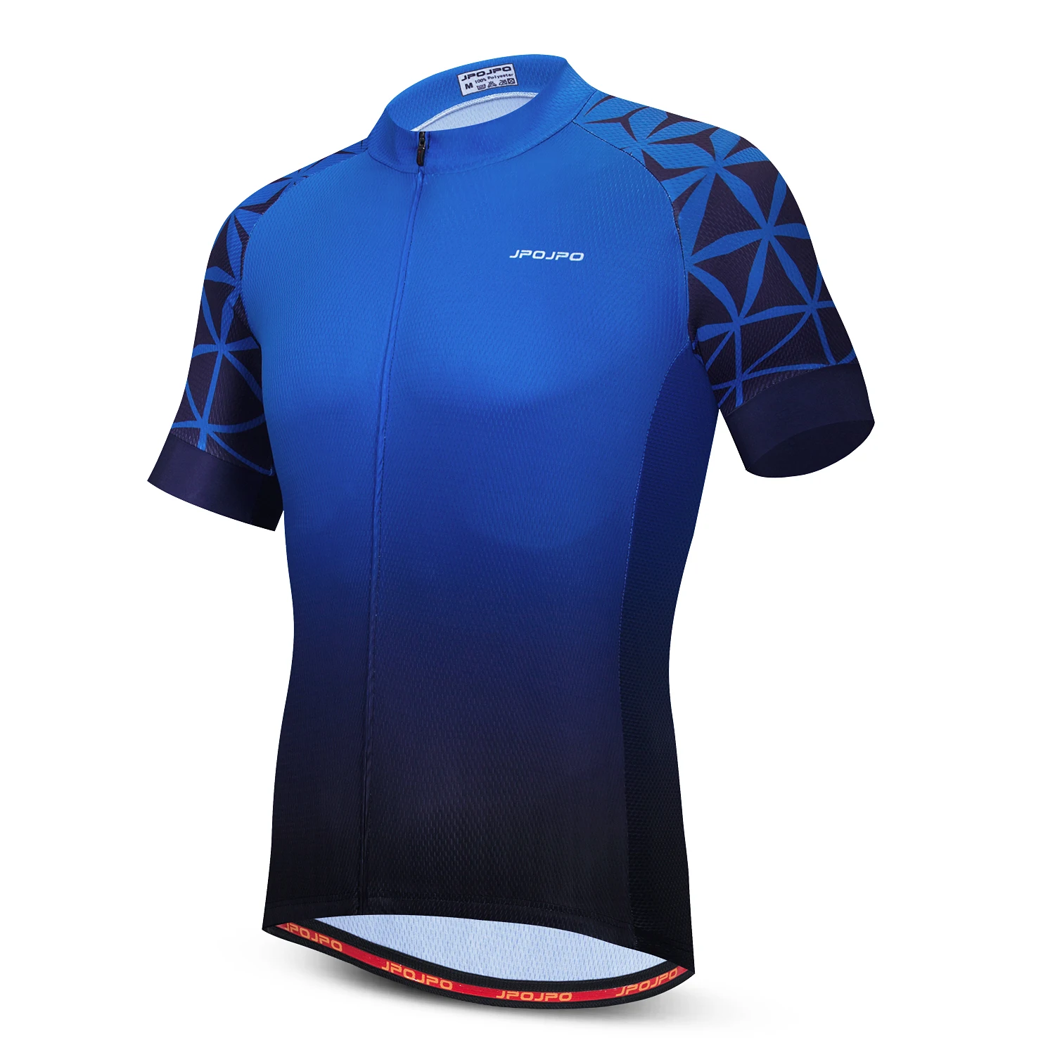 Men Cycling Jersey Summer Short Sleeves Quick Dry Road Bike Clothing MTB Ropa Ciclismo Triathlon Uniform Sportwear Blue Maillot